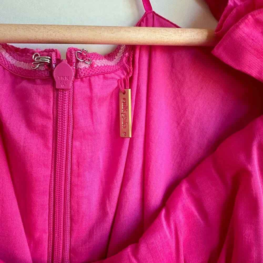 Cult Gaia Dress – Simona Off-The-Shoulder Dragonfruit Pink Size 6 - Picture 6 of 7